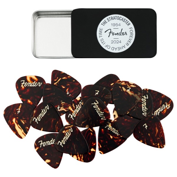 Fender 70th Anniversary Pick Tin, 12 Picks