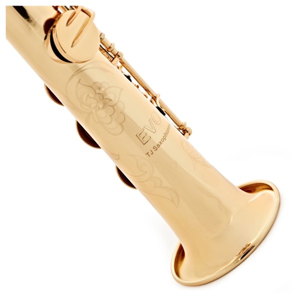 Trevor James EVO Soprano Saxophone, Gold Lacquer