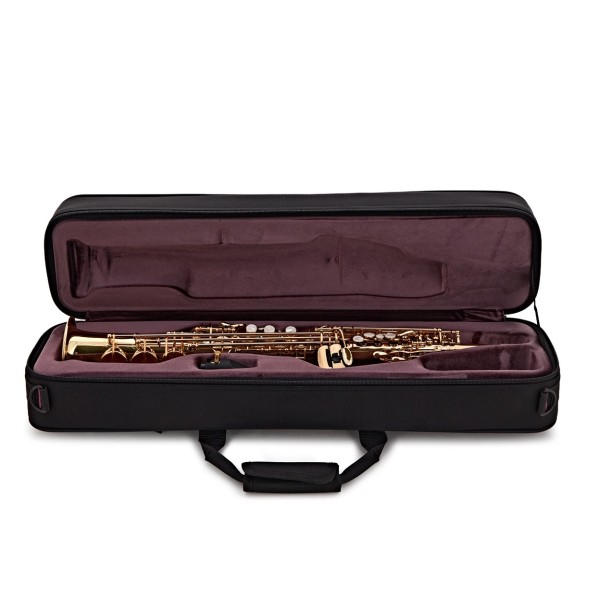 Trevor James EVO Soprano Saxophone, Gold Lacquer
