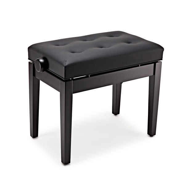 Hydraulic Piano Stool, Gloss Black