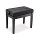 Hydraulic Piano Stool, Gloss Black