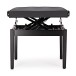 Hydraulic Piano Stool, Gloss Black
