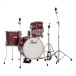 Pearl Midtown 4pc Compact Set incl. Hardware, Matte Red