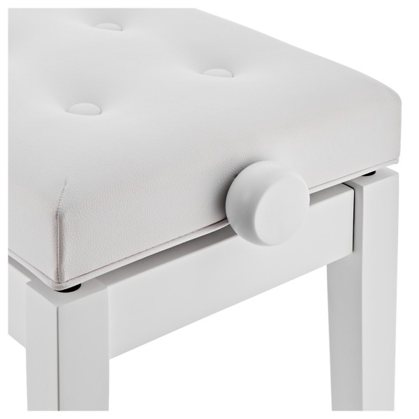 Hydraulic Piano Stool, Gloss Black