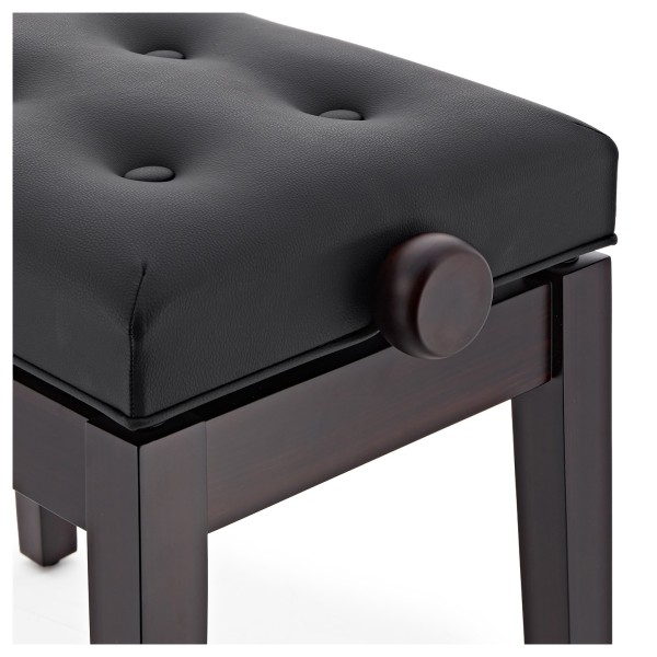 Hydraulic Piano Stool, Gloss Black