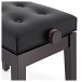 Hydraulic Piano Stool, Gloss Black
