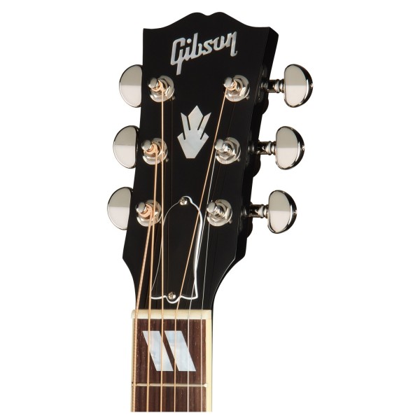 Gibson Hummingbird Standard, Purple Burst - headstock