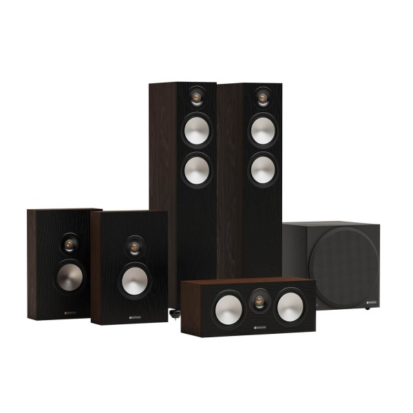 Monitor Audio Bronze 300 7G 5.1 AV System, Walnut - main 