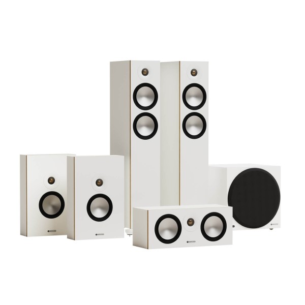 Monitor Audio Bronze 300 7G 5.1 AV System, White - main 