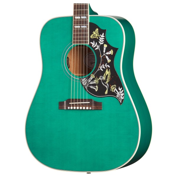 Gibson Hummingbird Standard, Translucent Teal - body