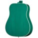 Gibson Hummingbird Standard, Translucent Teal - back of body