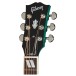 Gibson Hummingbird Standard, Translucent Teal - headstock