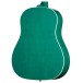 Gibson J-45 Standard, Translucent Teal - back of body