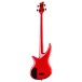 Jackson X Series Spectra Iv Candy Apple Red Bass Guitar - Ex Demo - back