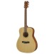 Yamaha F400 Dreadnought Acoustic Guitar, Natural Satin - angled