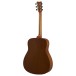 Yamaha F400 Dreadnought Acoustic Guitar, Smoky Black - back