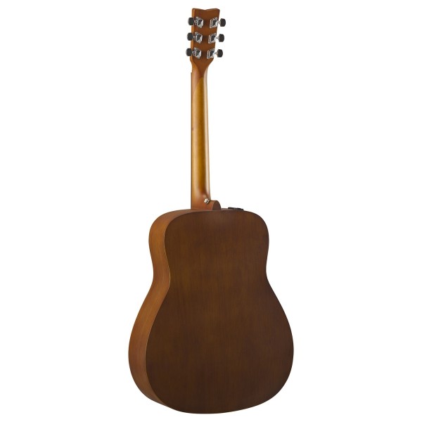 Yamaha FX400 Dreadnought Electro Acoustic Guitar, Natural Satin - back