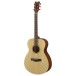Yamaha FS400 Concert Acoustic Guitar, Natural Satin - angled