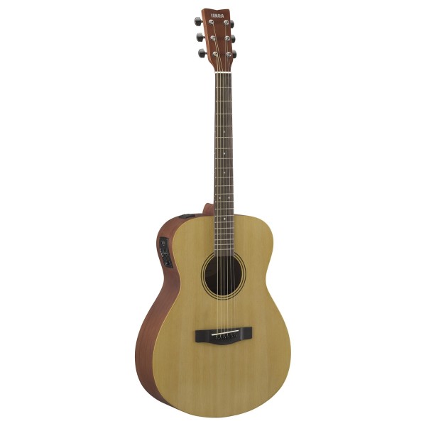 Yamaha FSX400 Concert Electro Acoustic Guitar, Natural Satin - angled