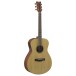 Yamaha FSX400 Concert Electro Acoustic Guitar, Natural Satin - angled