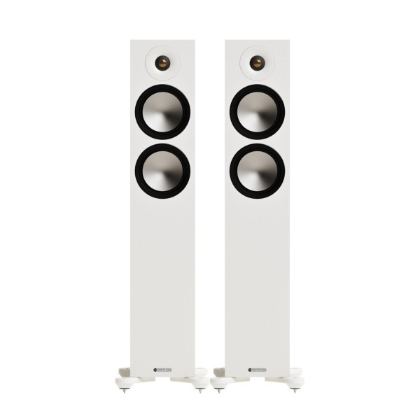 Monitor Audio Bronze 300 7G Floorstanding Speakers (Pair), White 2 