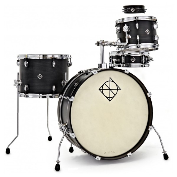Dixon Drums 'Little Roomer' 20'' 5pc Shell Pack, Black Coal