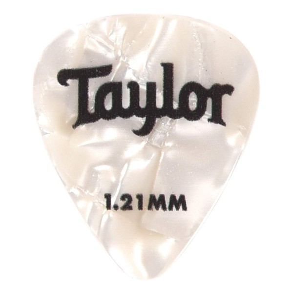 Taylor Celluloid 351 Picks White Pearl 1.21