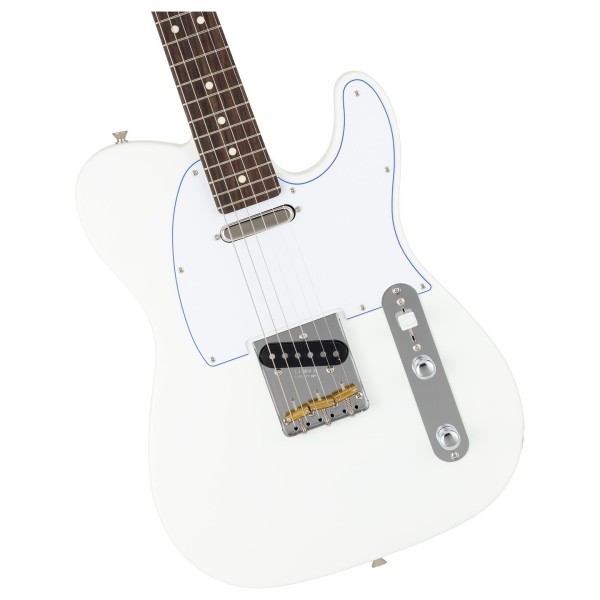 Fender Made in Japan Limited Hybrid II Telecaster Blanc RW, White - hardware