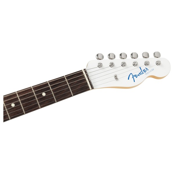 Fender Made in Japan Limited Hybrid II Telecaster Blanc RW, White - headstock