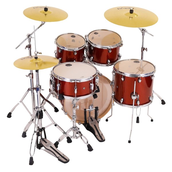 Mapex Mars Birch 20'' 5pc Fusion Shell Pack, Blood Orange Sparkle