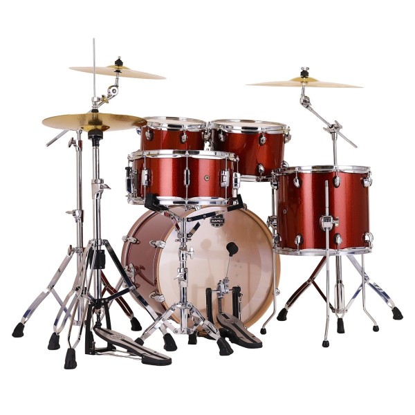 Mapex Mars Birch 20'' 5pc Fusion Shell Pack, Blood Orange Sparkle
