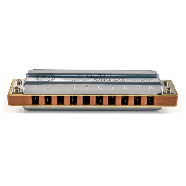 Hohner Steve Baker Marine Band Deluxe Harmonica, B Minor
