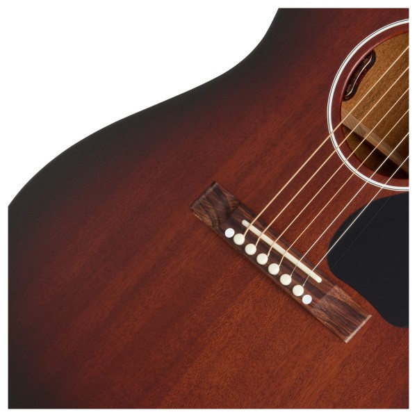 Gibson LG-2 All Mahogany Faded, Vintage Sunburst - bridge