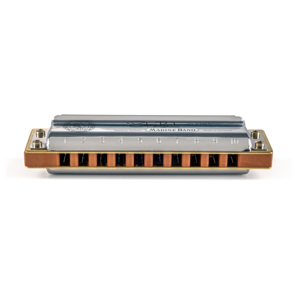 Hohner Steve Baker Marine Band Deluxe Harmonica, C Major 