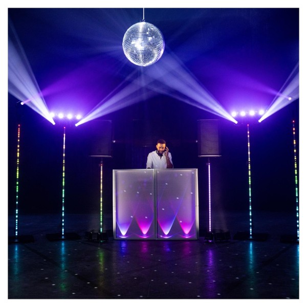 Chauvet DJ FLEXstand FX ILS DJ Setup Wide