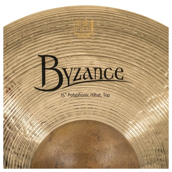 Meinl Byzance Brilliant 15" Polyphonic Hi-Hat Cymbals