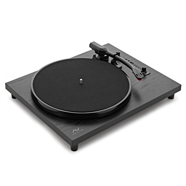 AVCOM Contemporary Turntable with Bluetooth, Black
