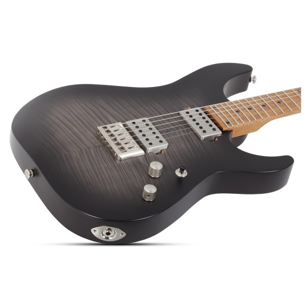 Schecter C-1 Standard Plus, Trans Black Burst - body