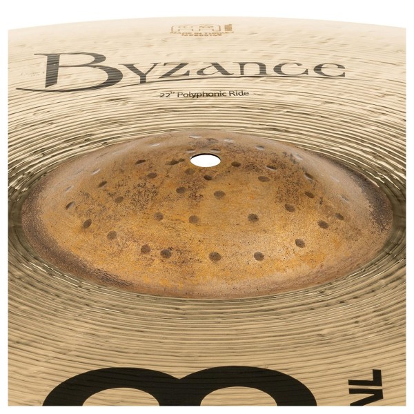 Meinl Byzance Brilliant 22" Polyphonic Ride Cymbal