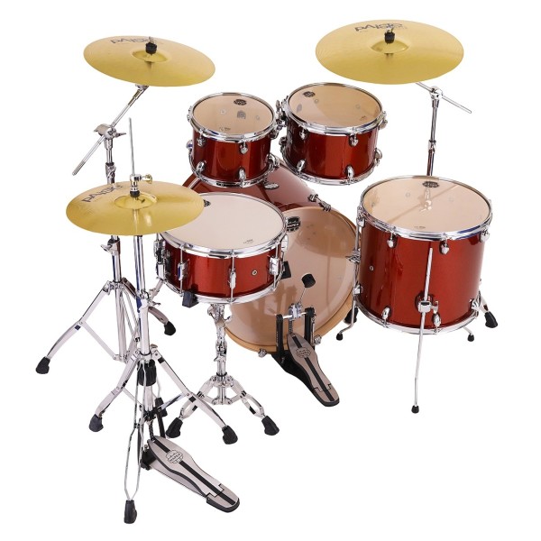 Mapex Mars Birch 22'' 5pc Shell Pack, Blood Orange Sparkle