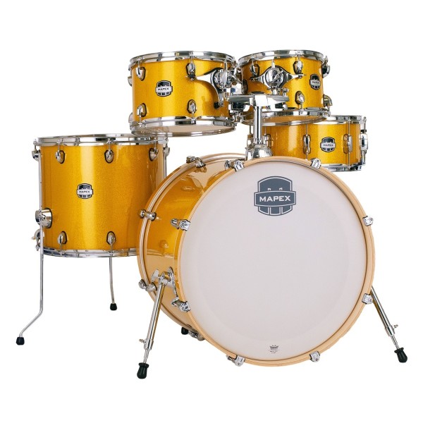 Mapex Mars Birch 22'' 5pc Shell Pack, Sunflower Sparkle