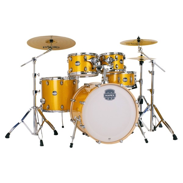 Mapex Mars Birch 22'' 5pc Shell Pack, Sunflower Sparkle