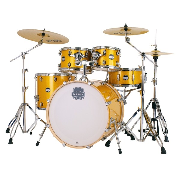 Mapex Mars Birch 22'' 5pc Shell Pack, Sunflower Sparkle