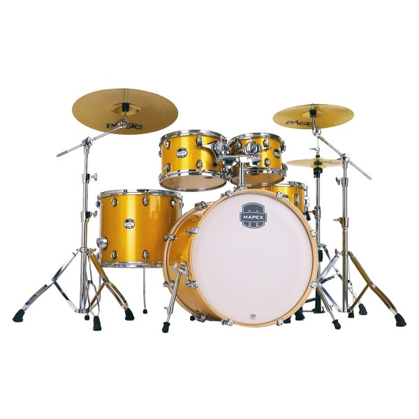Mapex Mars Birch 22'' 5pc Shell Pack, Sunflower Sparkle