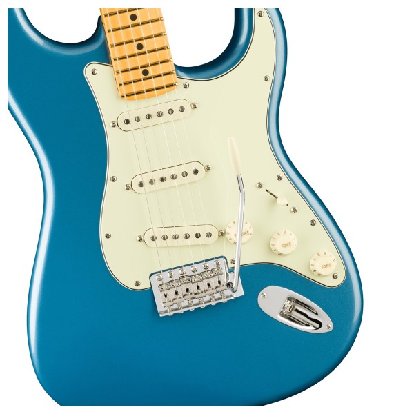 Fender American Professional Classic Stratocaster MN, Faded Lake Placid Blue - hardware