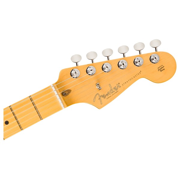 Fender American Professional Classic Stratocaster MN, Faded Firemist Gold - headstock