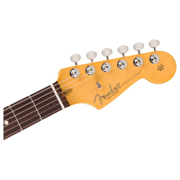 Fender American Professional Classic Stratocaster HSS RW, Faded Sherwood Green Metallic - headstock
