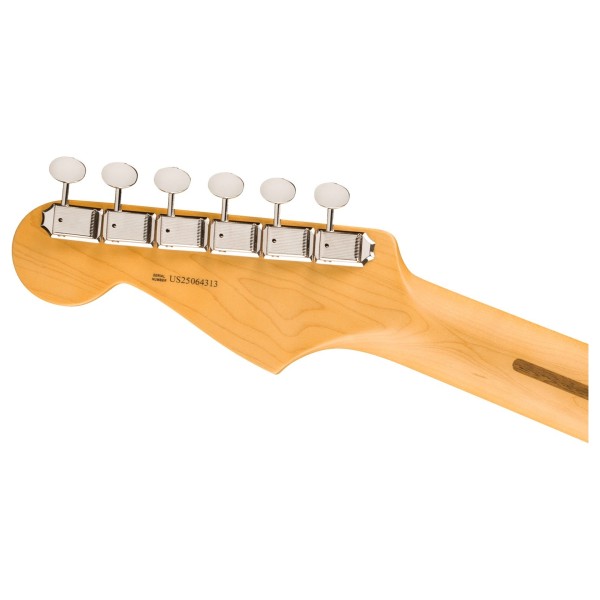Fender American Professional Classic Stratocaster HSS RW, Faded Sherwood Green Metallic - back of headstock
