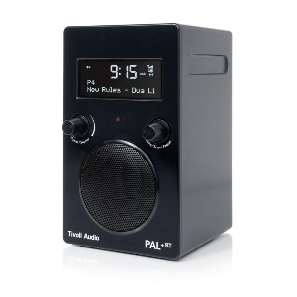 Tivoli Pal+ BT Black Portable Radio w/ Bluetooth