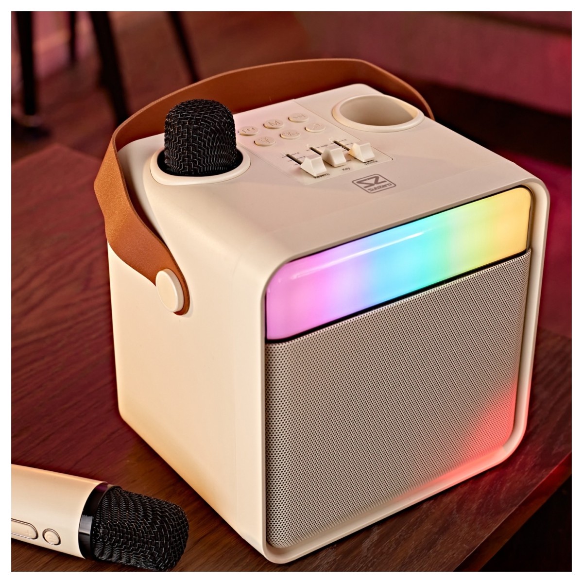 Karaoke-machine voor kinderen en volwassenen, Mini draagbare Blue-Tooth